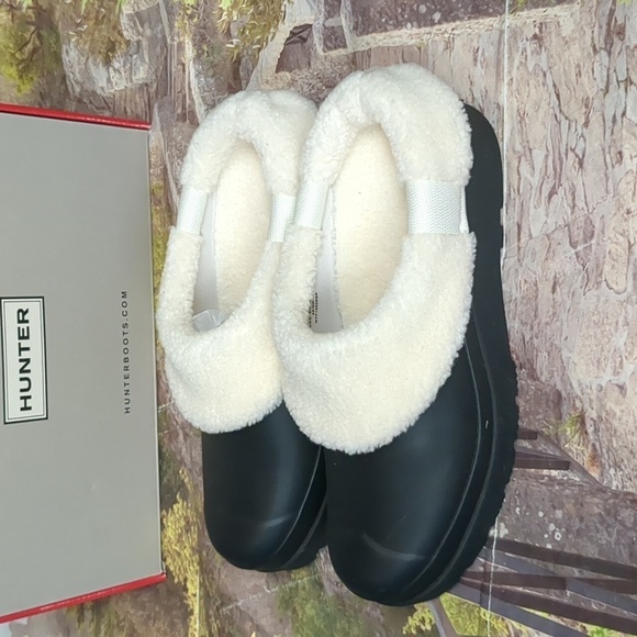 HUNTER Play Sherpa Insulated Clogs size 8 - Picture 4 of 9